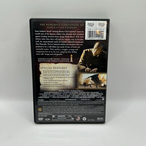 Letters From Iwo Jima DVD Two Disc Special Edition Clint Eastwood Warner Bros - Picture 3 of 5